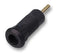 STAUBLI 65.9193-21 Banana Test Connector, 2mm, Receptacle, Panel Mount, 10 A, 600 V, Gold Plated Contacts, Black