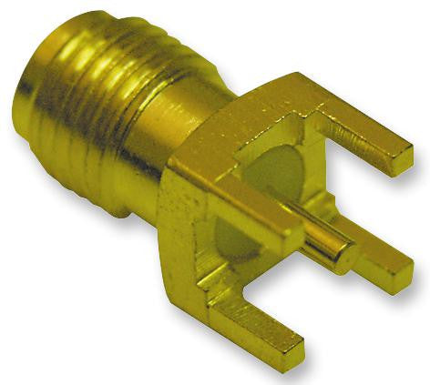 GREENPAR - TE CONNECTIVITY 1-1478979-0 RF / Coaxial Connector, SMA Coaxial, Straight Jack, Solder, Brass