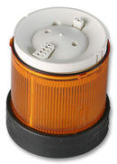 SCHNEIDER ELECTRIC / TELEMECANIQUE XVB-C2B5 Visual Signal Indicator, LED, Orange, Steady, 7W, 24VDC, IP66, NEMA 4X, 70mm Dia., 139mm Height