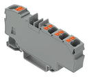 Wago 2206-8031 Terminal Block DIN Rail 7POS 8AWG New