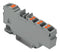 Wago 2206-8031 Terminal Block DIN Rail 7POS 8AWG New