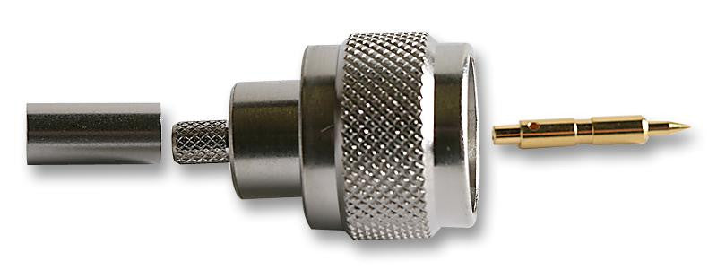 RADIALL R161083000 RF / Coaxial Connector, N Coaxial, Straight Plug, Crimp, 50 ohm, RG142, RG142FTX, RG223, RG400