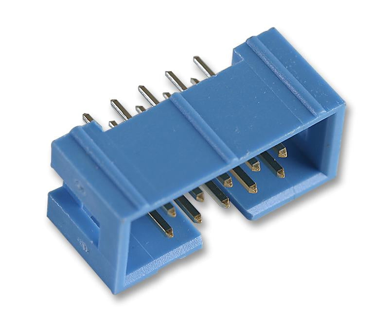 AMP - TE CONNECTIVITY 2-1761603-3 Wire-To-Board Connector, Straight, 2.54 mm, 10 Contacts, Header, AMP-LATCH Series, Through Hole
