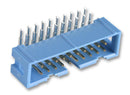 AMP - TE CONNECTIVITY 2-1761605-7 Wire-To-Board Connector, Right Angle, 2.54 mm, 20 Contacts, Header, AMP-LATCH Series, IDC / IDT