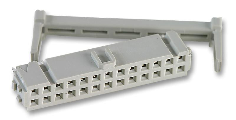 HARTING 09 18 510 7813 Wire-To-Board Connector, With Strain Relief, 2.54 mm, 10 Contacts, Receptacle, SEK 18 Series