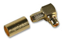 MULTICOMP 37-02L-4-TGG RF / Coaxial Connector, MMCX Coaxial, Right Angle Plug, Crimp, 50 ohm, RG174, Beryllium Copper