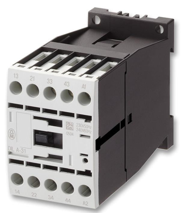 EATON MOELLER DILM50 (230V 50HZ,240V 60HZ) Contactor, 690 V, 3 Pole, 3PST-NO, DIN Rail, Panel, 65 A, 240 V