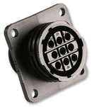 TE CONNECTIVITY 211769-1 Circular Connector, CPC Series 1, Panel Mount Receptacle, 9 Contacts, Thermoplastic Body
