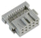 AMP - TE CONNECTIVITY 1-215911-0 Wire-To-Board Connector, 2.54 mm, 10 Contacts, Receptacle, AMP-LATCH Series, IDC / IDT, 2 Rows