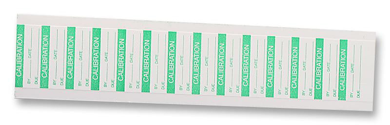 PRO POWER 7827287 Calibration Labels 16 x 38mm Nylon Cloth 350 Pack Green