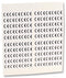 TE CONNECTIVITY 17006 Label, CE, Vinyl, White, Self Adhesive, 12.7mm x 12.7mm, Pack of 500