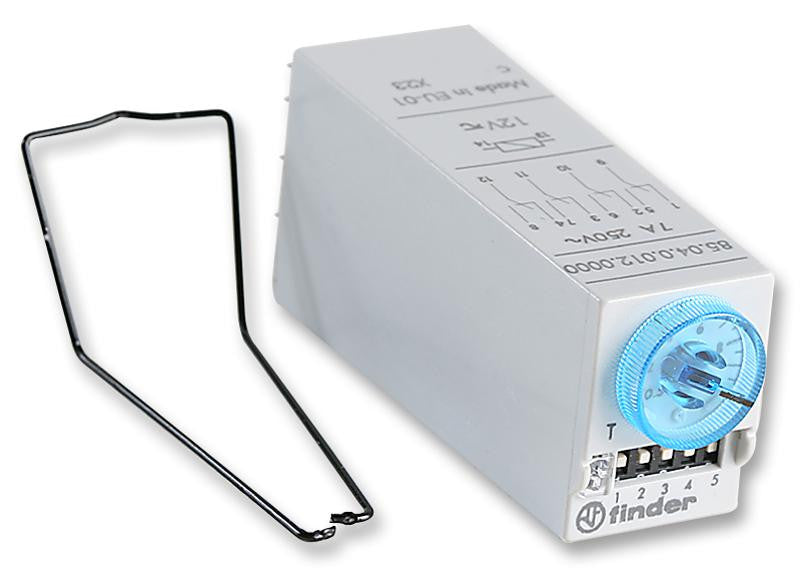 FINDER 85.04.0.012.0000 Analogue Timer, Miniature Plug In, 85 Series, Multifunction, 7 Ranges, 0.05 s, 100 h