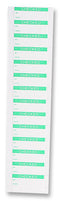 PRO POWER 7827289 Checked Labels 16 x 38mm Nylon Cloth 350 Pack Green