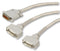 VIDEK 2118D Audio / Video Cable Assembly, DVI-D Plug, DVI-D Socket, x 2, 0.98 ft, 300 mm, White