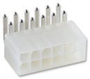 AMP - TE CONNECTIVITY 1-1586041-2 Wire-To-Board Connector, Right Angle, 4.2 mm, 12 Contacts, Plug, Mini Universal MATE-N-LOK Series