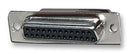 CINCH DEM9S Standard D Sub Connector, 9 Contacts, Receptacle, DE, Series 1, Metal Body, Solder