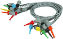 TENMA 76-004A Test Lead Set, Hook Clip, Hook Clip, 60 V, 2 A, 500 mm