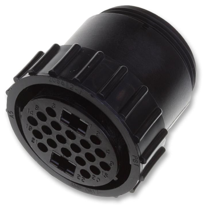 AMP - TE CONNECTIVITY 206612-1 Circular Connector, CPC Series 4, Cable Mount Plug, 22 Contacts, Thermoplastic Body