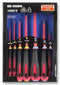 BAHCO BE-9888S Screwdriver Set, Insulated, Slotted//Phillips, 7-Piece