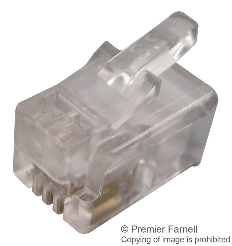 STEWART CONNECTOR 937-SP-3044 Modular Connector, 30 Series, Plug, 4 Contacts, 4 Ways, 1 Ports