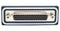 Norcomp HDF-R44-213L011 HDF-R44-213L011 D Sub Connector High Density Receptacle Nanook HDF Series 44 Contacts DB Solder