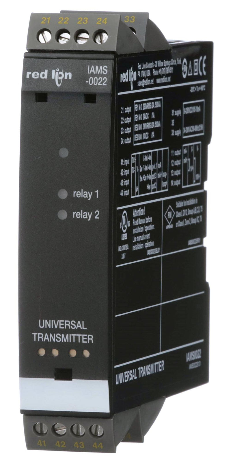 RED Lion Controls IAMS0022 Signal Conditioner DIN Rail