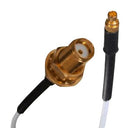 Johnson - Cinch Connectivity 415-0070-MM500 RF / Coaxial Cable Assembly SMA Bulkhead Jack Mmcx Straight Plug RG178 50 ohm 19.7 " 500 mm