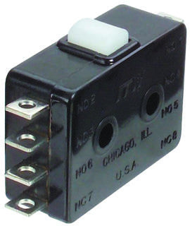 ITW SWITCHES 22-104 MICROSWITCH, PIN PLUNGER, DPDT 10A 250V