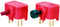 GRAYHILL 39-251 RED SWITCH, PUSHBUTTON, SPDT, 150mA, 220V
