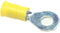 MULTICOMP CRS-DY-1025 TERMINAL, RING TONGUE 1/4IN CRIMP YELLOW