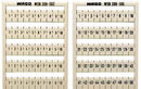 WAGO 209-607 TERMINAL BLOCK MARKER, 51 TO 100