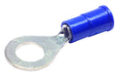 MULTICOMP CRS-TV-1425 TERMINAL, RING TONGUE, 1/4IN, CRIMP BLUE