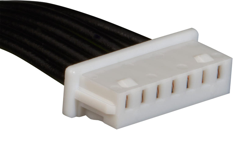 MOLEX 15134-0702 Mains Power Cord, 7Pos, PicoBlade Crimp Socket, PicoBlade Crimp Socket, 5.9 ", 150 mm, Black