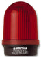 WERMA 21010000 Beacon, Red, Steady, 10W, 250VAC, IP65, 19.5mm Dia., 82mm Height