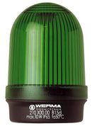 WERMA 21020000 Beacon, Green, Steady, 10W, 250VAC, IP65, 198.5mm Dia., 82mm Height