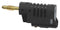 Tenma 72-13718 Banana Test Connector Plug Cable Mount 36 A 70 VDC Gold Plated Contacts Black