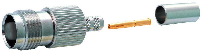 AMPHENOL RF 31-2374-RFX RF/COAXIAL, TNC JACK, STRAIGHT, 50 OHM, CRIMP