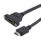 L-COM HD21Z-MFP-BLK-2M Hdmi 2.1 Cable M/F Panel Mount Lszh BLK 2.0M 52AK0494 New