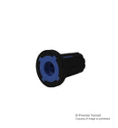 Multicomp CP-WB-D-3 CP-WB-D-3 Knob D Shaft 6 mm ABS (Acrylonitrile Butadiene Styrene) Round With Indicator Line 17