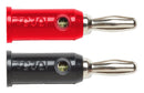 Pomona 1325-02 Banana Test Connector Plug Cable Mount 15 A 70 VDC Nickel Plated Contacts Red