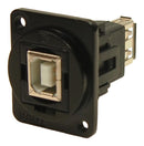 Cliff Electronic Components CP30207NM3B CP30207NM3B USB Adapter M3 Hole Type B Receptacle A 2.0 FT