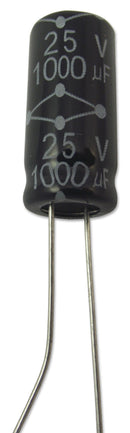 Multicomp PRO MCGPR25V107M6.3X11 Electrolytic Capacitor 100 &micro;F 25 V Mcgpr Series &plusmn; 20% Radial Leaded 6.3 mm