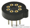 MILL MAX 917-93-108-41-005000 IC & Component Socket, 917 Series, Transistor Socket, 8 Contacts, Gold Plated Contacts