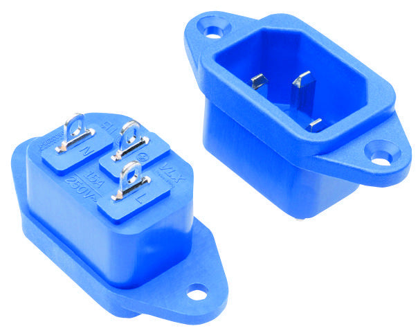 VOLEX IN-VAC14KS-001 CONNECTOR, POWER ENTRY, PLUG, 10/15A, SOLDER TAB