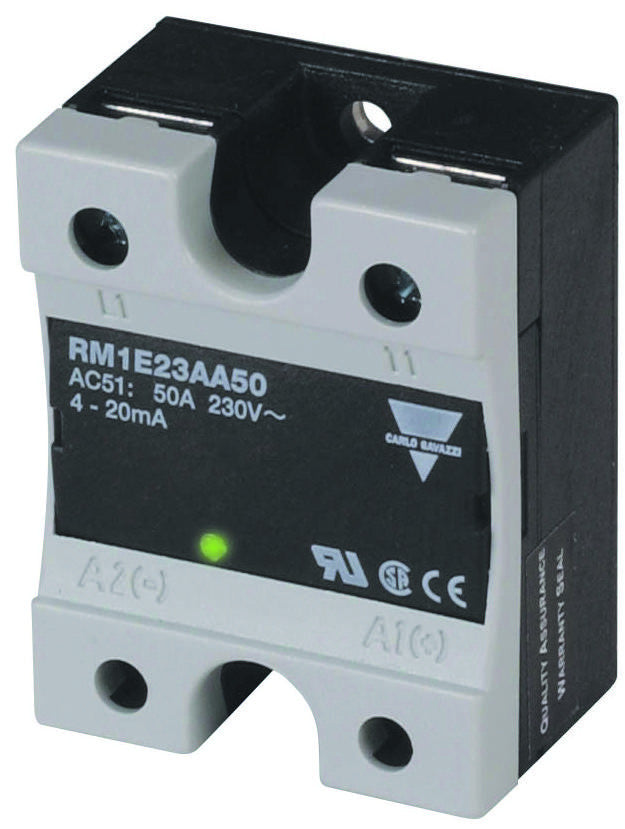 CARLO GAVAZZI RM1E23AA50 SSR, PANEL MOUNT, 280VAC, 50A