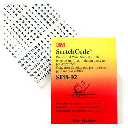 3M SPB-02 SCOTCHCODE PRINTED WIRE MARKER BK 0.22"W