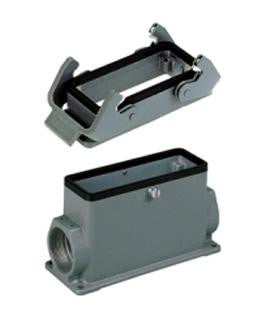 HARTING 09300061251 CLOSED FLANGE HOUSING, SIZE 6B, METAL