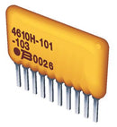 BOURNS 4604X-102-102LF RESISTOR, ISOLATED RESISTOR NETWORK, 2, 1KOHM, 2%, SIP