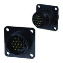 AMP - TE CONNECTIVITY 206430-3 CIRCULAR CONNECTOR RECEPTACLE, SIZE 11, 4 POSITION, PANEL