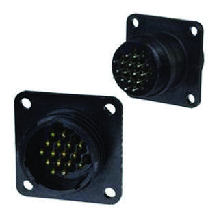 AMP - TE CONNECTIVITY 206430-3 CIRCULAR CONNECTOR RECEPTACLE, SIZE 11, 4 POSITION, PANEL